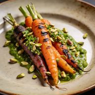 Charred Heirloom Carrots with Pistachio Gremolata photo 1