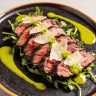 Oak-Smoked Tagliata with Salsa Verde Emulsion photo 1