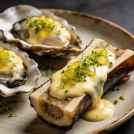 Cold-Smoked Oysters with Bone Marrow Hollandaise photo 1