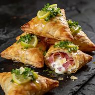 Mini Smoked Prosciutto Bechamel Pockets photo 1