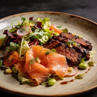 Smoked Salmon 'Brisket-Style' Lunch Salad photo 1
