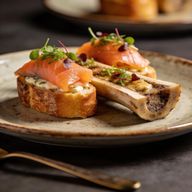 Smoked Salmon & Bone Marrow Brioche photo 1