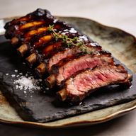 Hickory-Smoked Ribs with Balsamic-Fig Emulsion photo 1