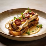 Roasted Marrow & Nduja Breakfast Toast photo 1