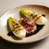 Charred Endive with Rendered Guanciale & Balsamic Reduction photo 1