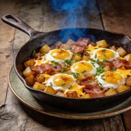 Hickory-Smoked Cast Iron Breakfast Skillet photo 1