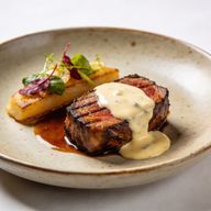 Oak-Smoked Filet Mignon with Velvet Bearnaise photo 1