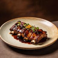 Smoked Flanken Ribs with Balsamic Agrodolce Gastrique photo 1