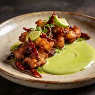 Smoked Chili Chicharrones with Lime Emulsion photo 1