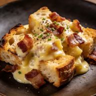 Smoked Guanciale Carbonara Toast photo 1