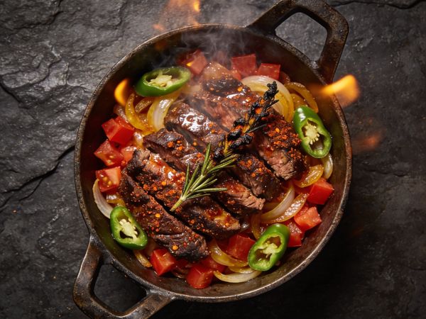 Berbere-Sizzled Beef Tibs