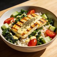 Seared Halloumi & Kale Midday Alchemy Bowl photo 1