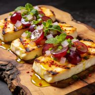 Golden Halloumi with Minted Grape Alchemy photo 1