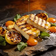 Alchemical Charred Halloumi with Solar Citrus photo 1
