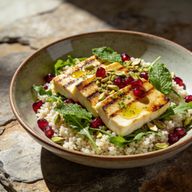 Seared Halloumi & Quinoa Frequency Bowl photo 1