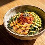 Smoked Salmon & Golden Turmeric Alchemy Bowl photo 1